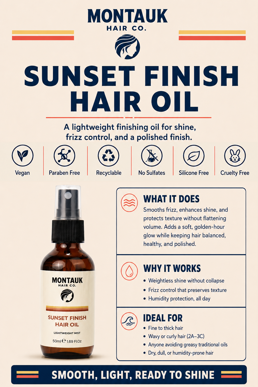 Sunset Finish Hair Oil